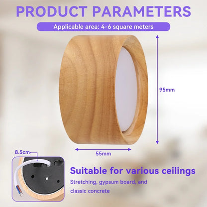 Elegant Ceiling Light Fixture | GX53 LED Downlight with Warm & Neutral Light | Versatile Indoor Lighting for Home Decor 4
