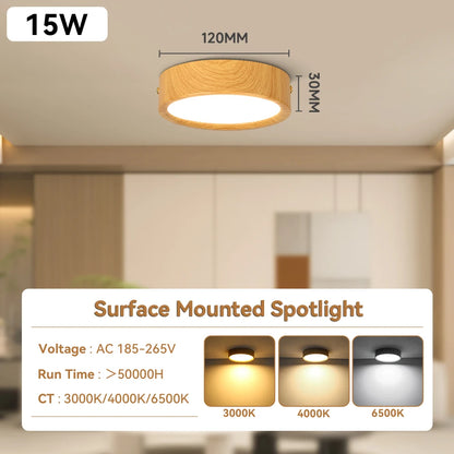Elegant Ceiling Light Fixture | GX53 LED Downlight with Warm & Neutral Light | Versatile Indoor Lighting for Home Decor 6