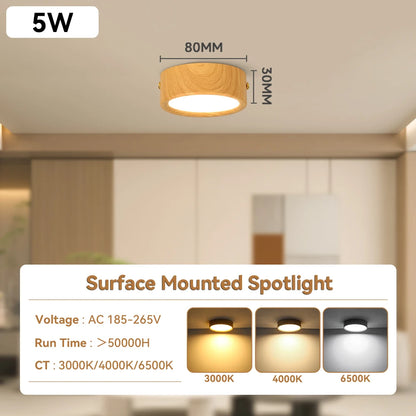Elegant Ceiling Light Fixture | GX53 LED Downlight with Warm & Neutral Light | Versatile Indoor Lighting for Home Decor 7