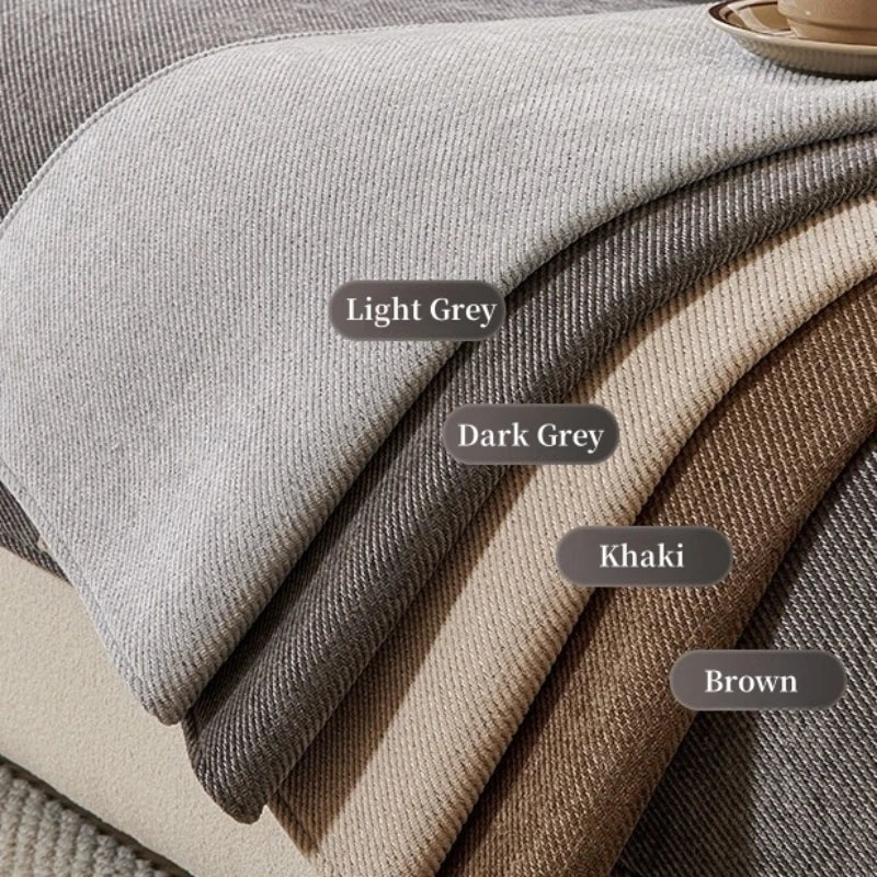Elegant Chenille Sofa Cover | Anti-Slip Design for All Seasons Comfort 1