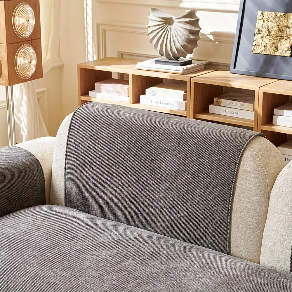 Elegant Chenille Sofa Cover | Anti-Slip Design for All Seasons Comfort 3