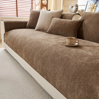 Elegant Chenille Sofa Cover | Anti-Slip Design for All Seasons Comfort 6