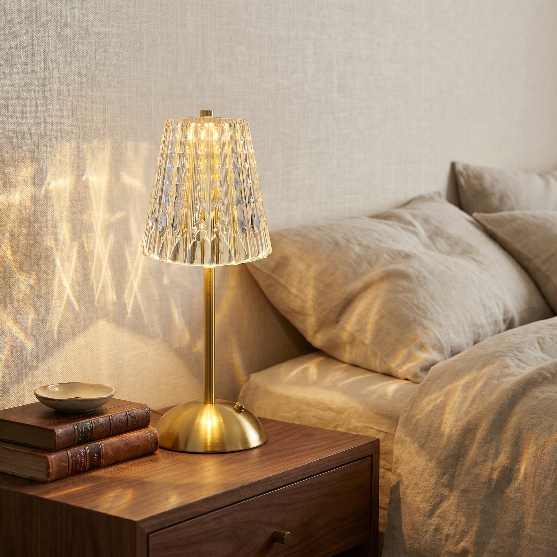 Elegant Collection | LED Lamp with Touch Dimmer & 3 Light Modes | Stylish Design for Ambient Lighting 0