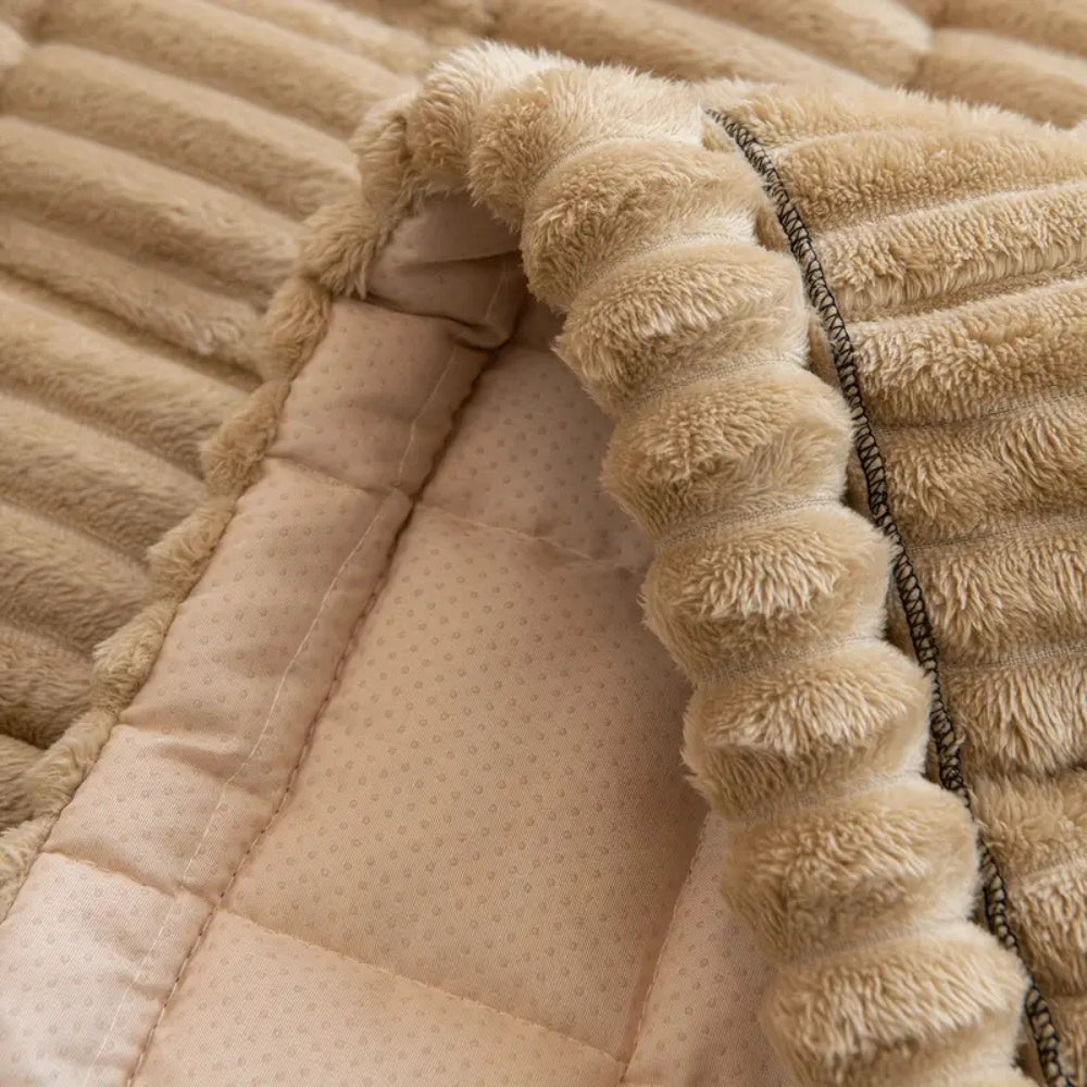 Elegant Couch Cover | Plush Sofa Protector with Anti-Slip Design | Pet-Friendly Fabric for Cozy Living Room 4