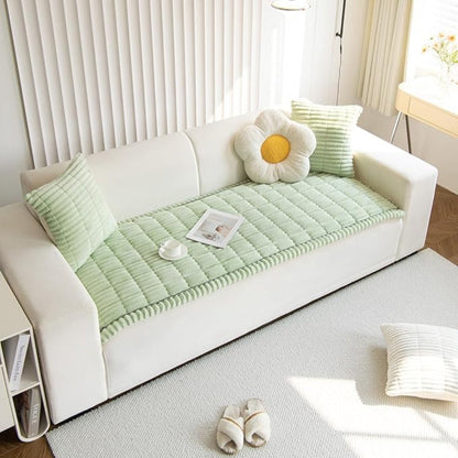 Elegant Couch Cover | Plush Sofa Protector with Anti-Slip Design | Pet-Friendly Fabric for Cozy Living Room 8