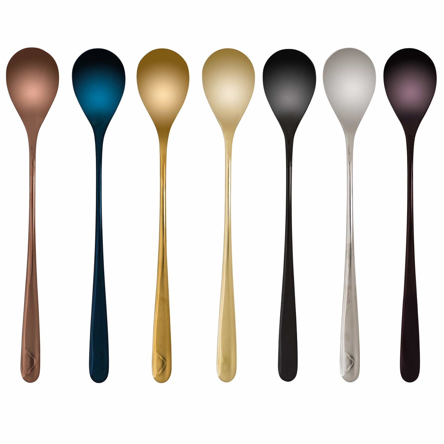 Elegant Dessert Spoon Set | Plated Stainless Steel with Modern Design | Ideal Spoon for Dessert Enjoyment 0