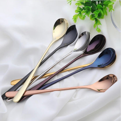 Elegant Dessert Spoon Set | Plated Stainless Steel with Modern Design | Ideal Spoon for Dessert Enjoyment 1