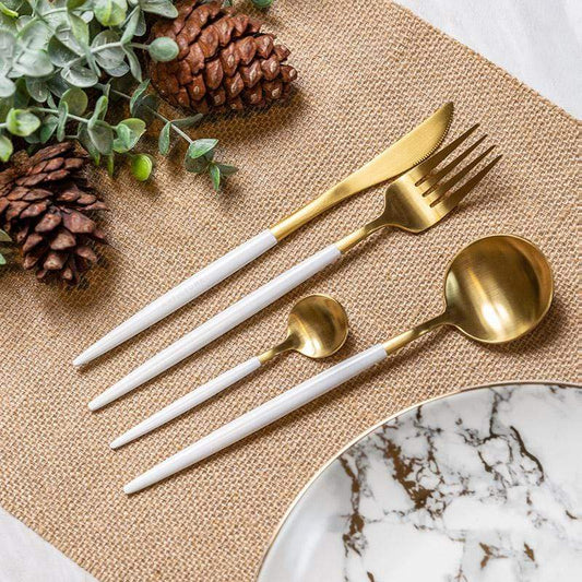 Elegant Dining Set | France-Inspired 16 or 24 Piece Tableware for Stylish Entertaining 0