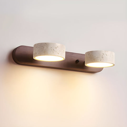 Elegant Duo | Wall Light Sconce with Adjustable Brightness | Modern Design for Ambient Lighting 0