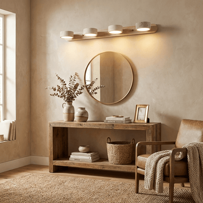Elegant Duo | Wall Light Sconce with Adjustable Brightness | Modern Design for Ambient Lighting 4