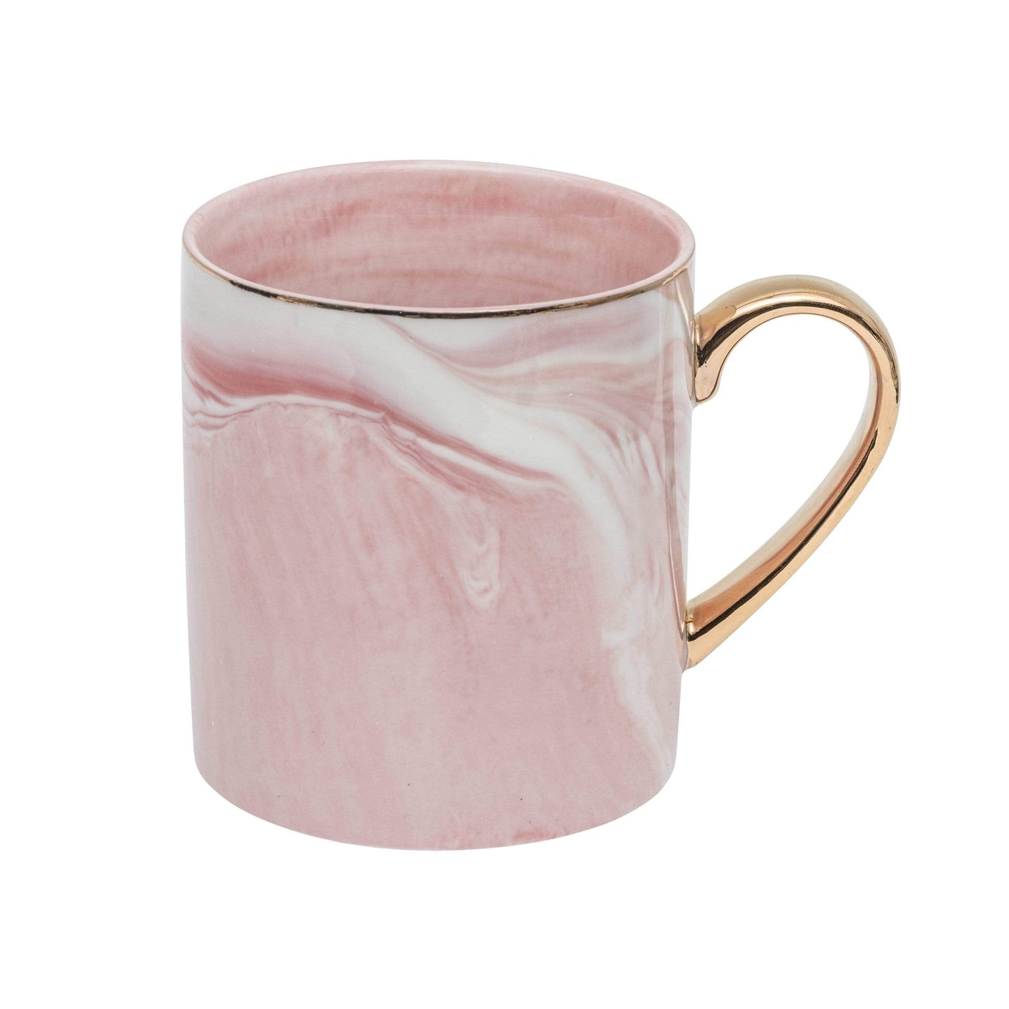 Elegant Gilded Mug | Marble Overlay Design with Luxurious Gold Handle | Perfect for Stylish Sips and Gifting 0