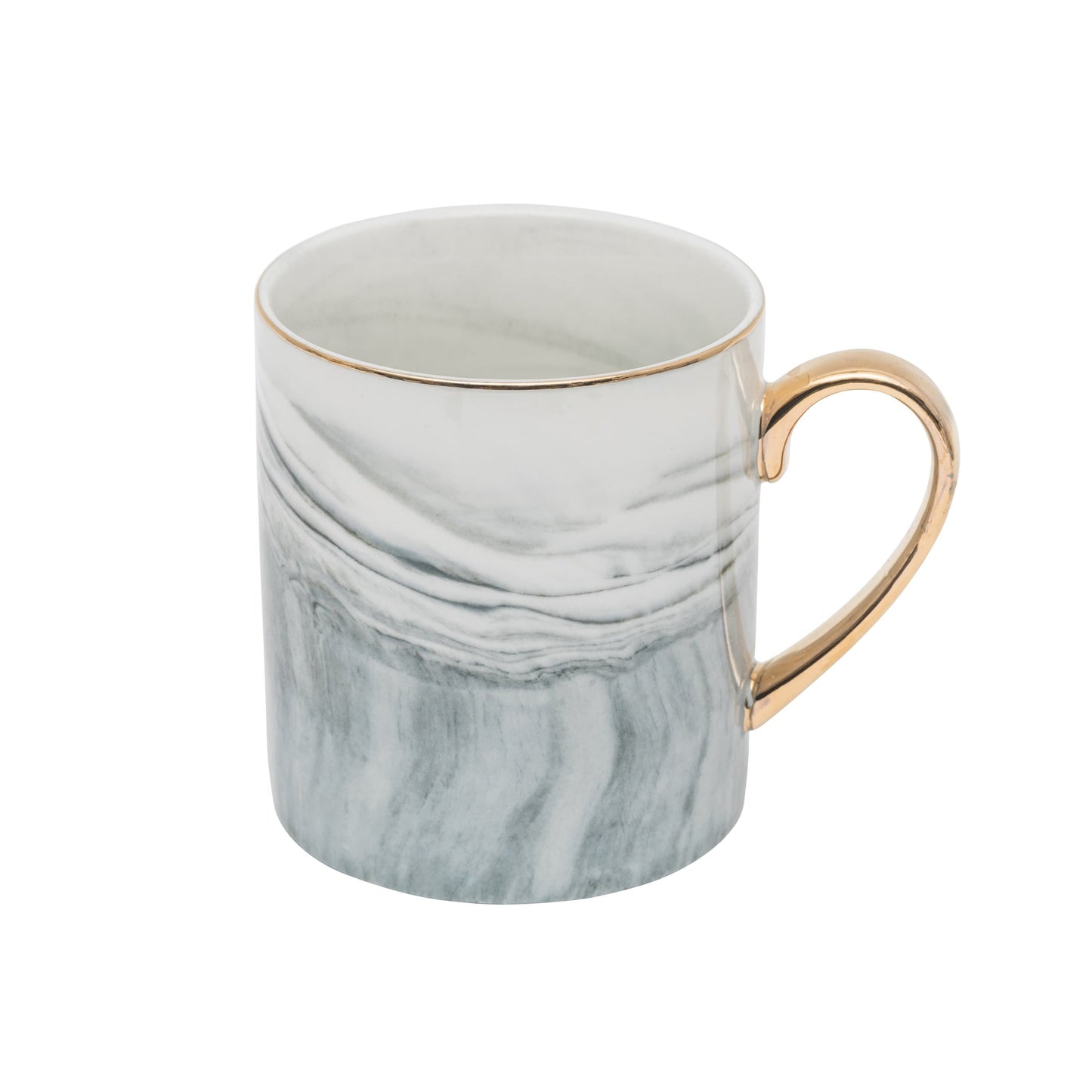 Elegant Gilded Mug | Marble Overlay Design with Luxurious Gold Handle | Perfect for Stylish Sips and Gifting 4