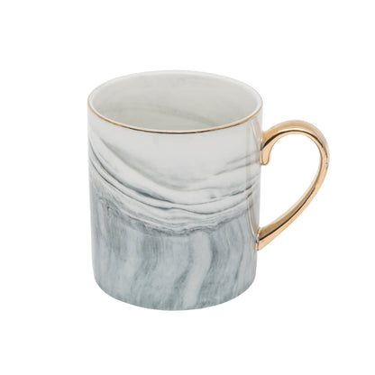 Elegant Gilded Mug | Marble Overlay Design with Luxurious Gold Handle | Perfect for Stylish Sips and Gifting 4