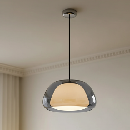 Elegant Glass Pendant Light | Adjustable Dome Design for Modern Kitchens and Dining Spaces 1