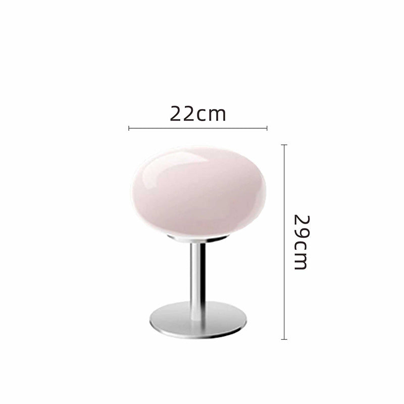 Elegant Glass Table Lamp | Modern Retro Design with Soft LED Glow | Stylish Bedside Lighting for Cozy Ambiance 7