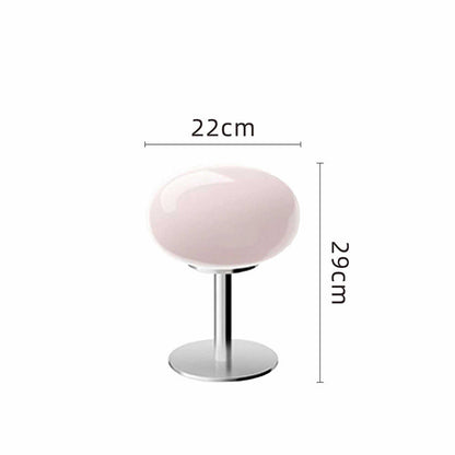 Elegant Glass Table Lamp | Modern Retro Design with Soft LED Glow | Stylish Bedside Lighting for Cozy Ambiance 7