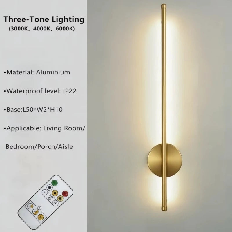 Elegant LED Wall Lamp | Magnetic Rechargeable Sconce Light with Adjustable Brightness | Modern Design for Versatile Home Lighting 6