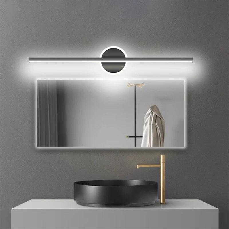 Elegant LED Wall Lamp | Minimalist Wall Sconce Lighting with Dual Color Temperature | Versatile Bathroom & Bedroom Illumination 4