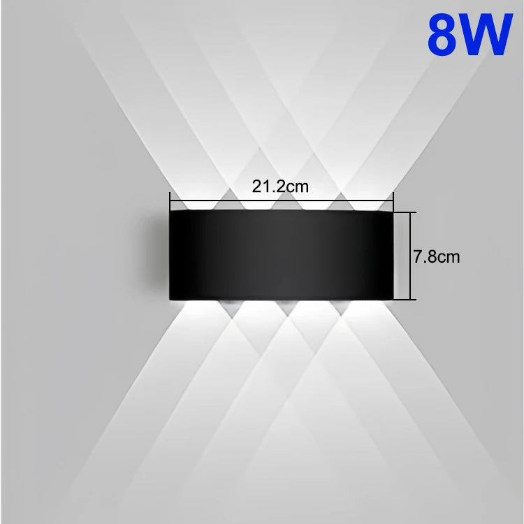 Elegant LED Wall Lights | Waterproof Up and Down Sconce Lighting | Versatile Indoor & Outdoor Use 11