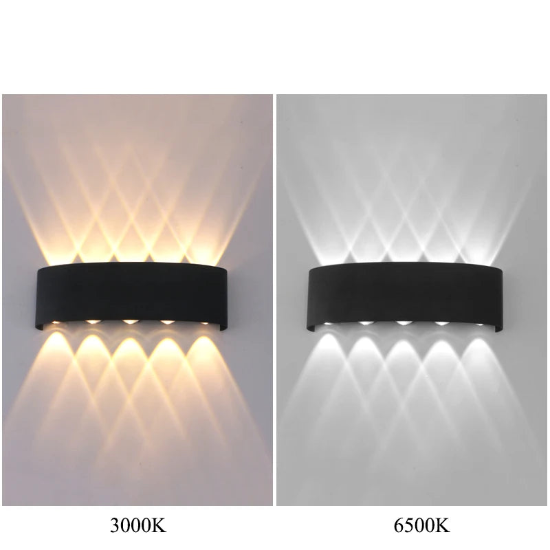 Elegant LED Wall Lights | Waterproof Up and Down Sconce Lighting | Versatile Indoor & Outdoor Use 2