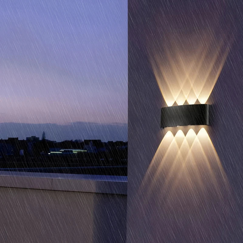 Elegant LED Wall Lights | Waterproof Up and Down Sconce Lighting | Versatile Indoor & Outdoor Use 5