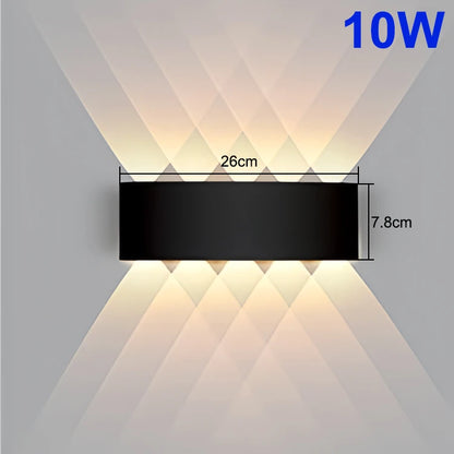 Elegant LED Wall Lights | Waterproof Up and Down Sconce Lighting | Versatile Indoor & Outdoor Use 7