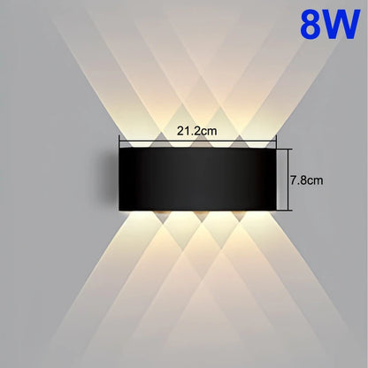 Elegant LED Wall Lights | Waterproof Up and Down Sconce Lighting | Versatile Indoor & Outdoor Use 8