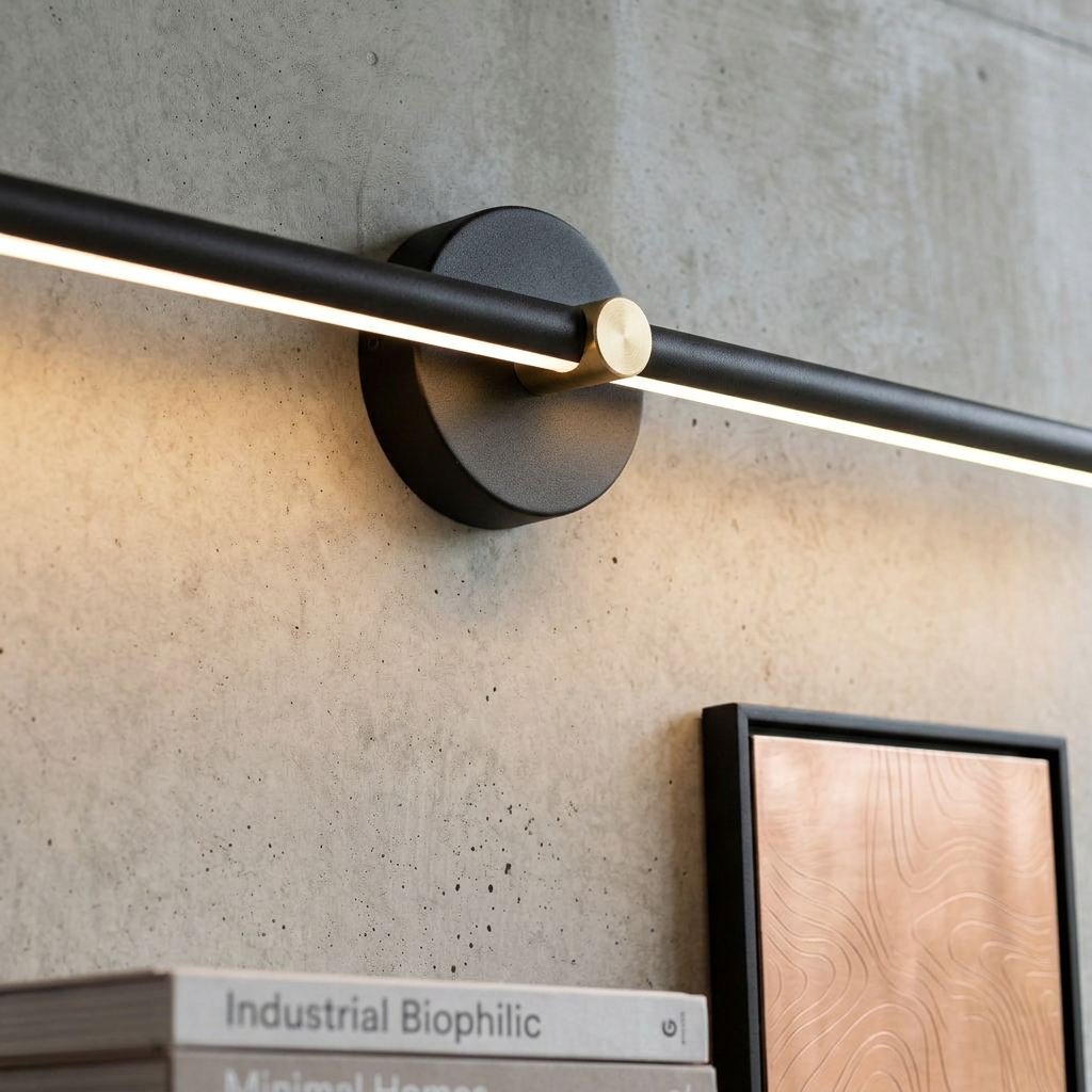 Elegant Metal Wall Sconce Lighting with Integrated LED | Stylish Design for Warm Illumination 2