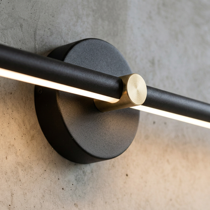 Elegant Metal Wall Sconce Lighting with Integrated LED | Stylish Design for Warm Illumination 3
