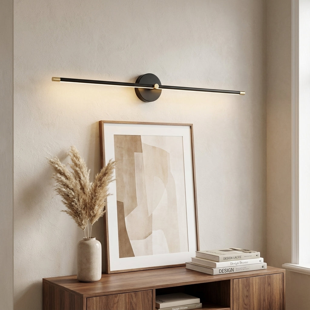 Elegant Metal Wall Sconce Lighting with Integrated LED | Stylish Design for Warm Illumination 4