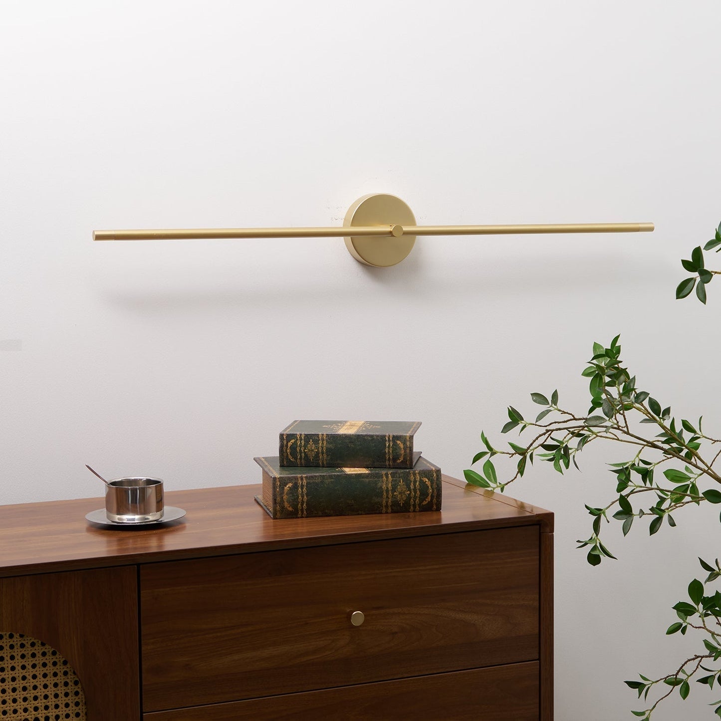 Elegant Metal Wall Sconce Lighting with Integrated LED | Stylish Design for Warm Illumination 8