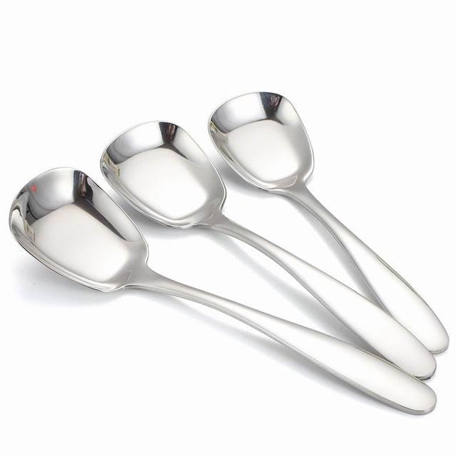 Elegant Serving Spoon Set | 3-Piece Stainless Steel Utensils with Comfortable Grip | Durable Design for Stylish Entertaining 1