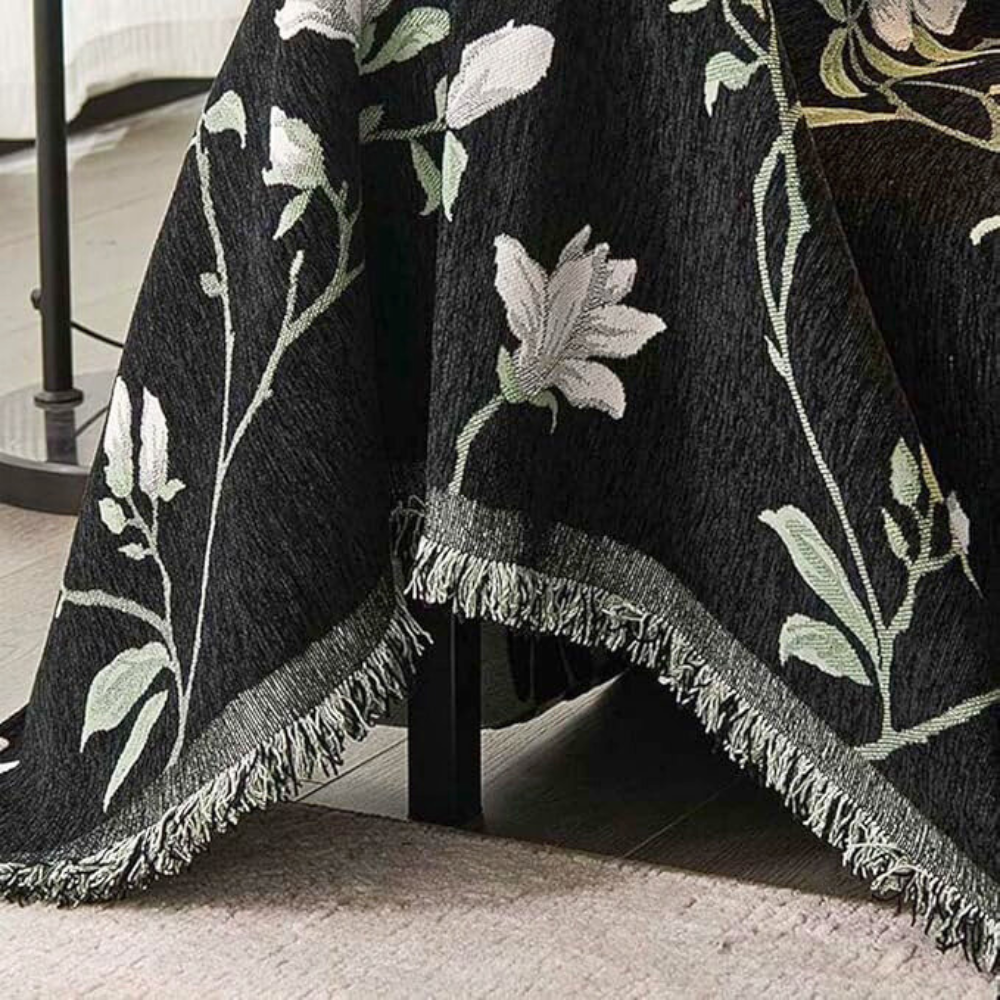 Elegant Vintage Floral Couch Cover | Dust-Proof & Pet Scratch-Resistant Fabric | Stylish Protection for Your Living Space 5