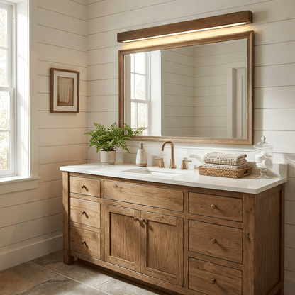 Elegant Wall Light | Modern Wood Sconce with Adjustable Brightness | Stylish Lighting Solution for Home Decor 2