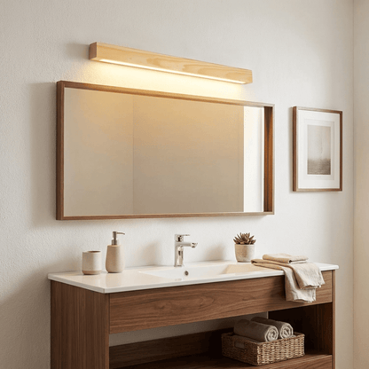 Elegant Wall Light | Modern Wood Sconce with Adjustable Brightness | Stylish Lighting Solution for Home Decor 3