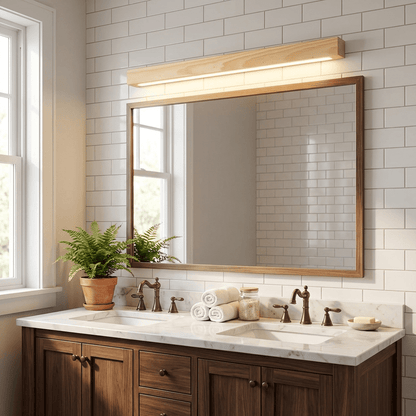 Elegant Wall Light | Modern Wood Sconce with Adjustable Brightness | Stylish Lighting Solution for Home Decor 6