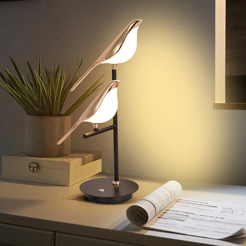 Elegant Wall Sconce Lighting | Modern Nordic LED Design with Bird Accent | Ideal Wall Lamp for Cozy Home Ambience 1