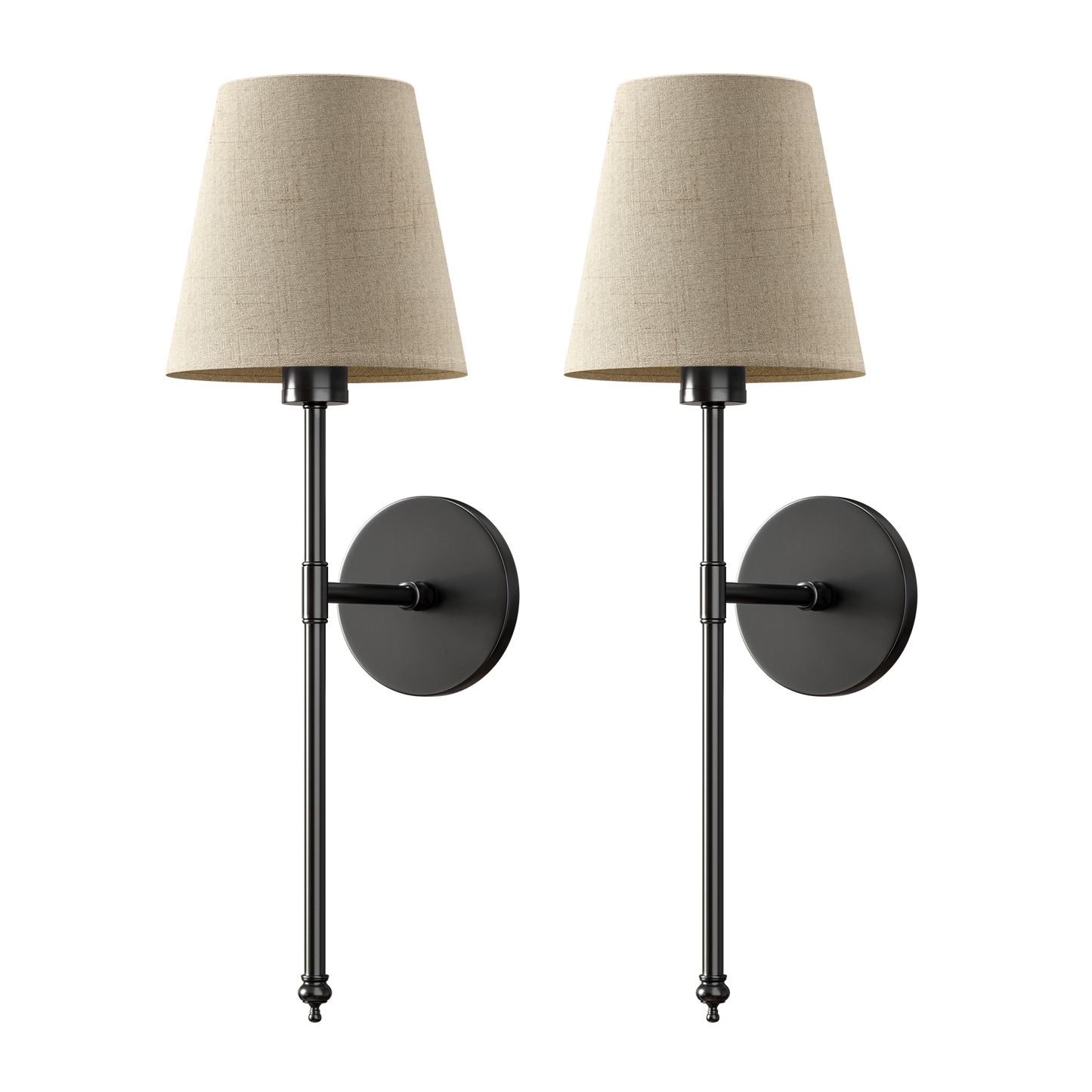 Elegant Wall Sconces | Wireless Wall Lights Set of 2 with Ambient LED Glow | Perfect for Home Decor 7