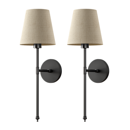 Elegant Wall Sconces | Wireless Wall Lights Set of 2 with Ambient LED Glow | Perfect for Home Decor 7