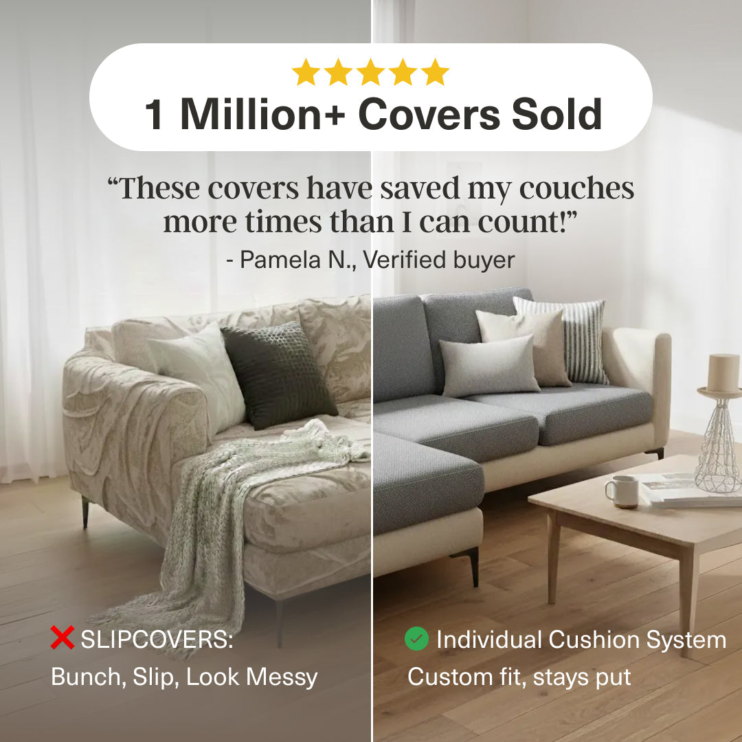 Elegant | High-Stretch Sofa Cover with Timeless Design | Easy Care for Cozy Home Decor 5