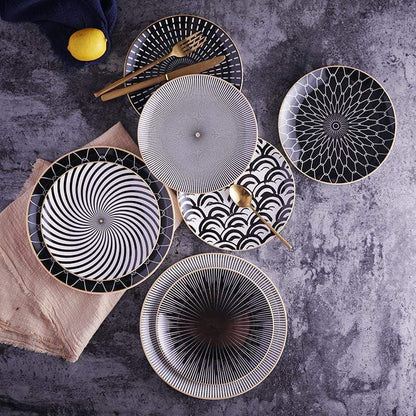 Euclid Plate Collection | Elegant Dinner Plates with Stylish Design | Perfect for Dining and Entertaining 1