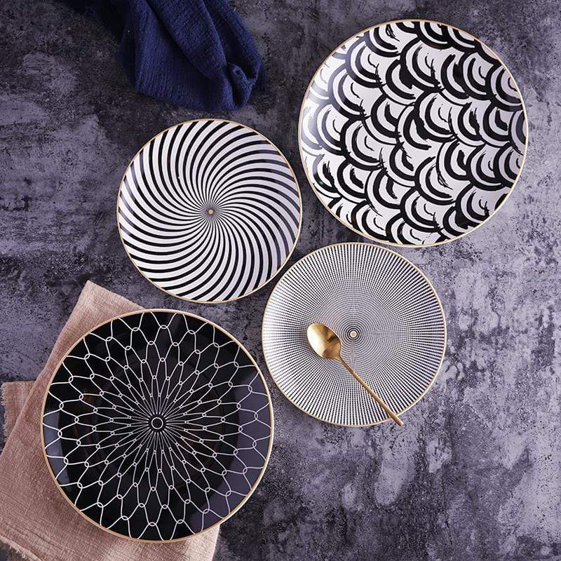 Euclid Plate Collection | Elegant Dinner Plates with Stylish Design | Perfect for Dining and Entertaining 2