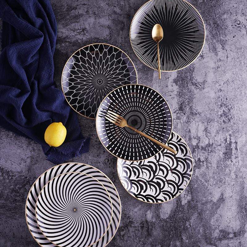 Euclid Plate Collection | Elegant Dinner Plates with Stylish Design | Perfect for Dining and Entertaining 3