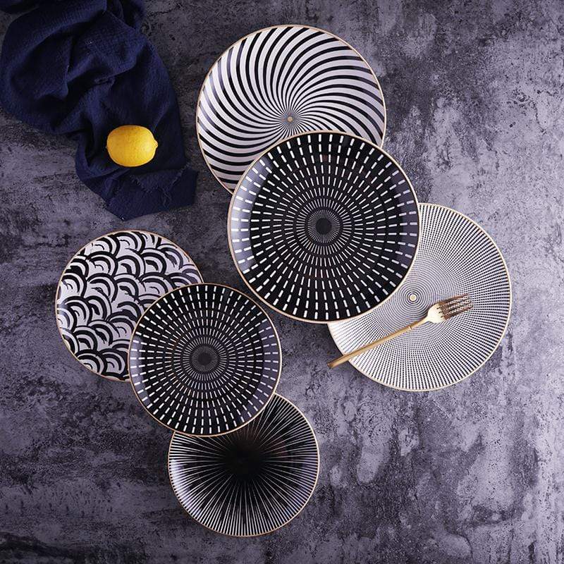 Euclid Plate Collection | Elegant Dinner Plates with Stylish Design | Perfect for Dining and Entertaining 4