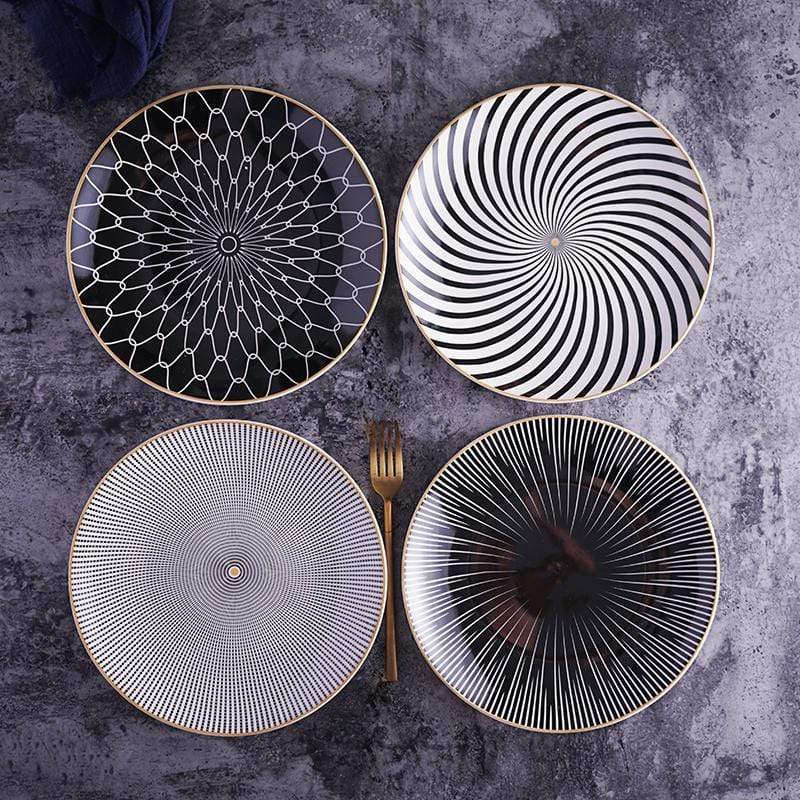 Euclid Plate Collection | Elegant Dinner Plates with Stylish Design | Perfect for Dining and Entertaining 5