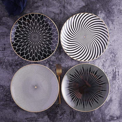 Euclid Plate Collection | Elegant Dinner Plates with Stylish Design | Perfect for Dining and Entertaining 5