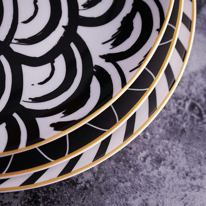 Euclid Plate Collection | Elegant Dinner Plates with Stylish Design | Perfect for Dining and Entertaining 6