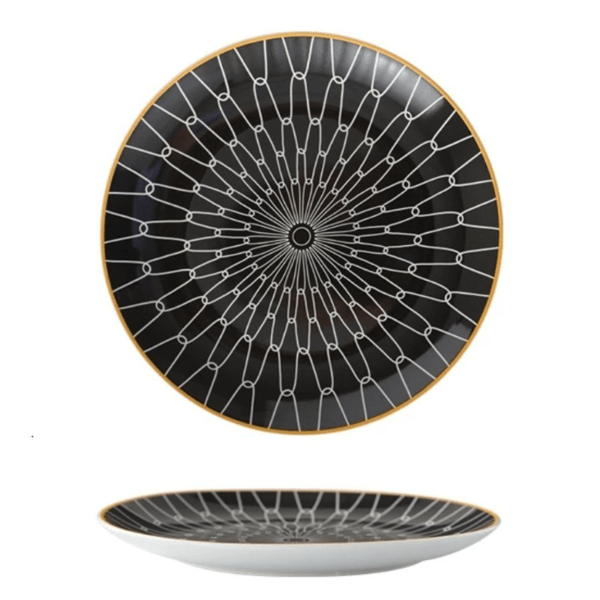 Euclid Plate Collection | Elegant Dinner Plates with Stylish Design | Perfect for Dining and Entertaining 8