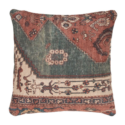 Faro Collection | Washable Boho Rug with Distressed Terracotta Design | Eco-Friendly & Stain Resistant for Home Comfort 11