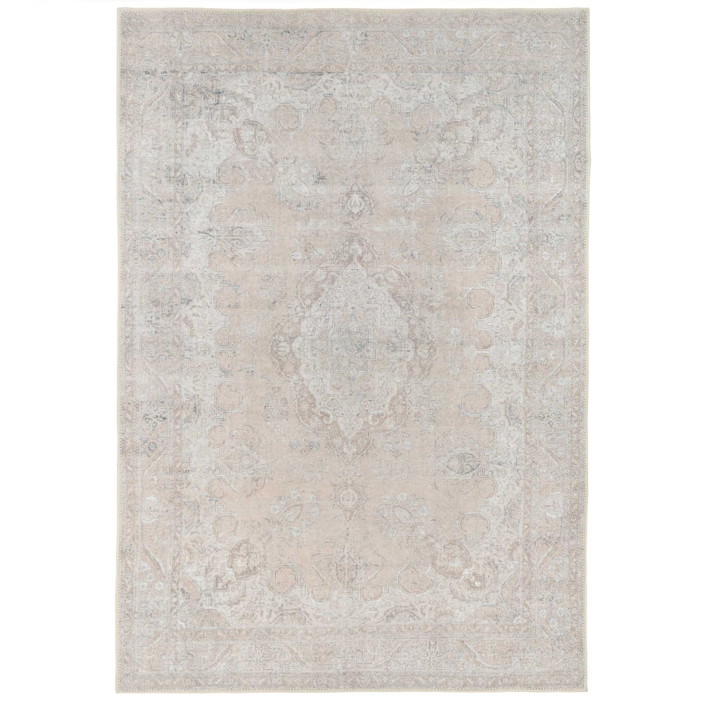 Flatwoven Washable Rug with Stain Resistance & Non-Slip Backing for Elegant Living Spaces 0